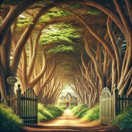 Free Cypress Tree Tunnel Image