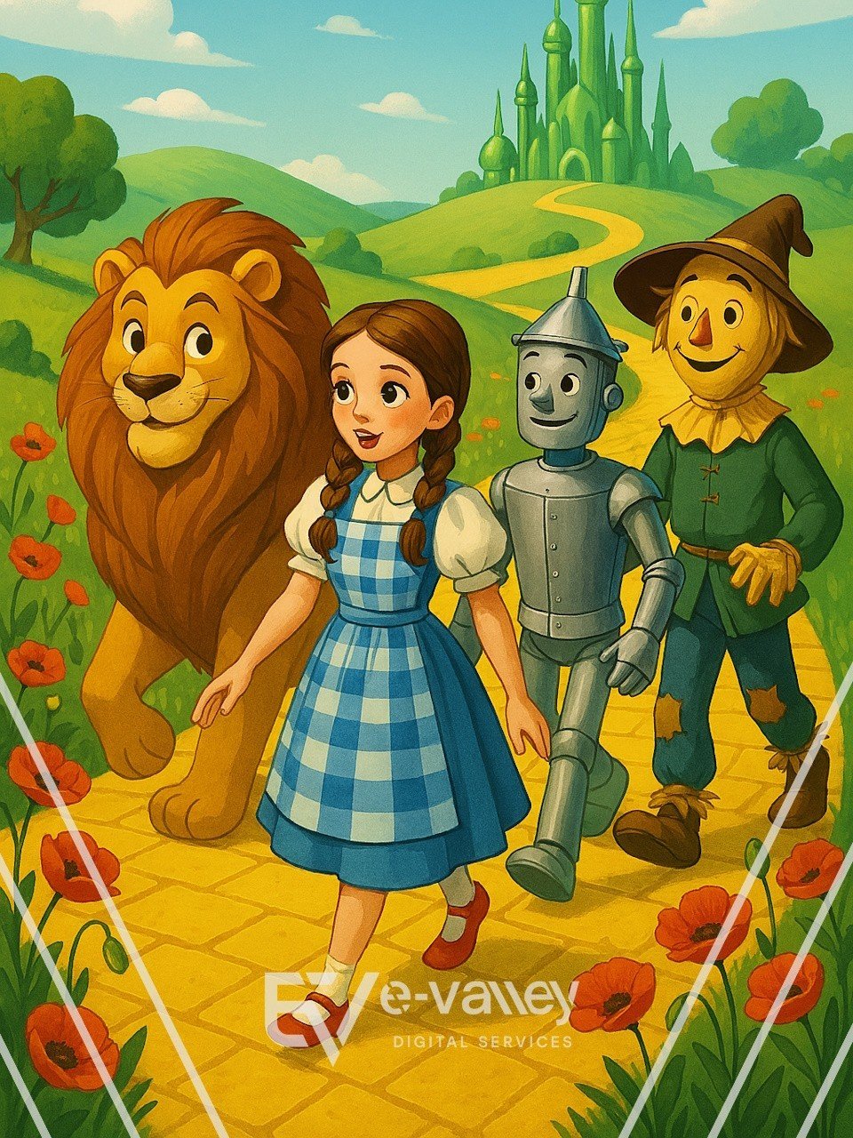 Wizard of Oz Artwork Digital Product HD Image Picture Photo Wallpaper for Print