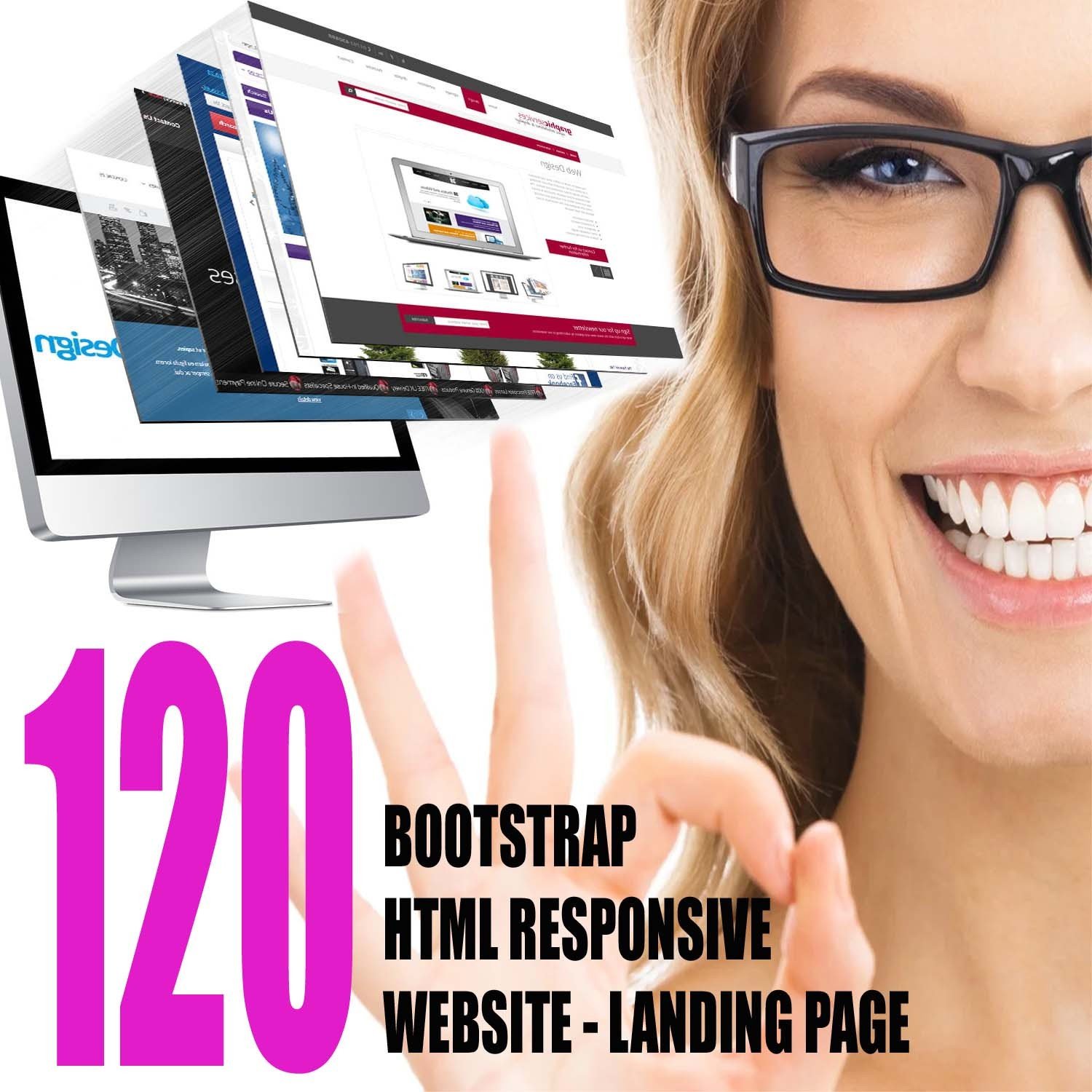 HQ 120 Bootstrap Html Website Templates ready to use- Multipurpose HTML Template