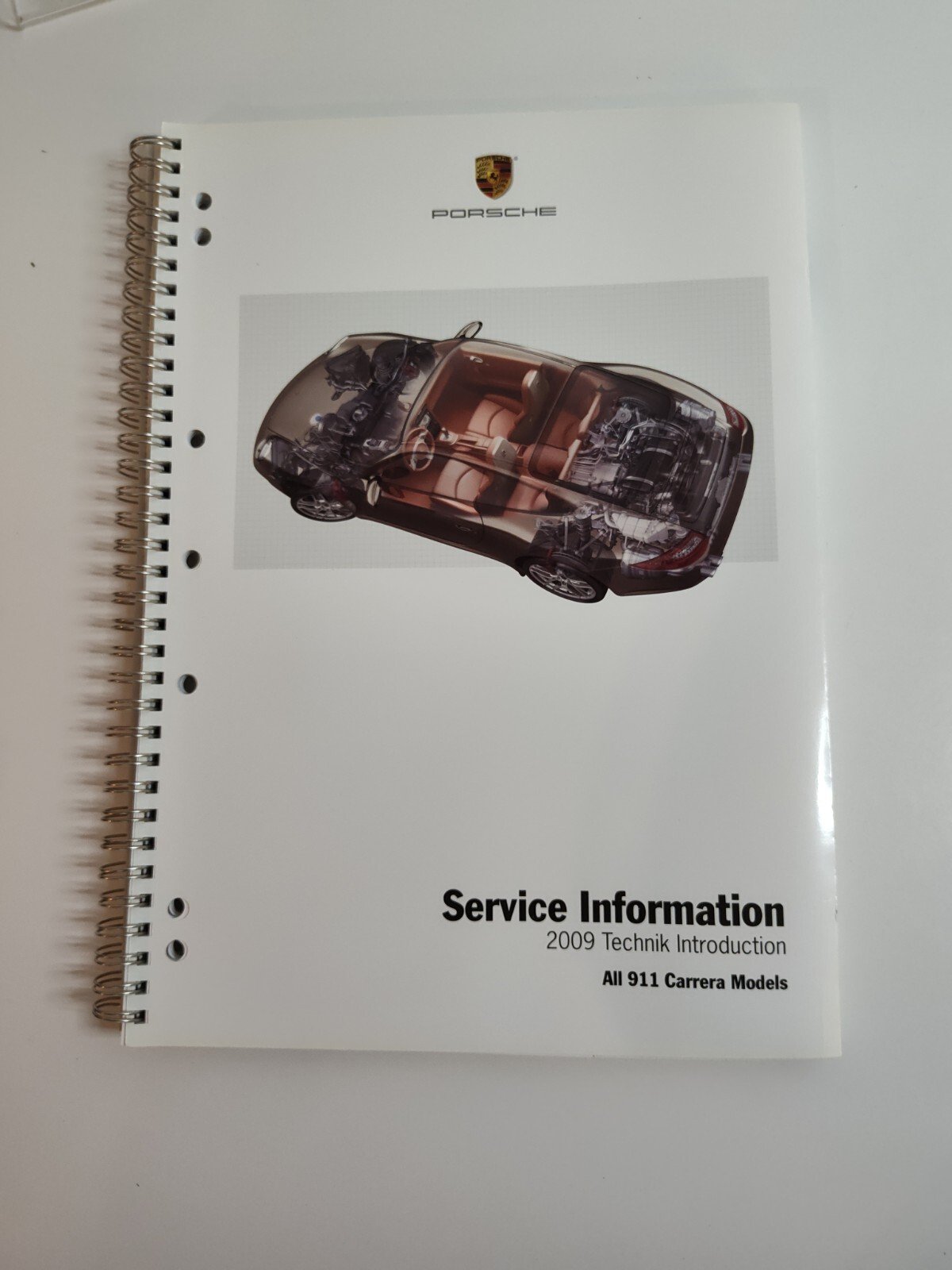 PORSCHE OFFICIAL All 911 Models SERVICE INFO MANUAL BROCHURE 2009 USA