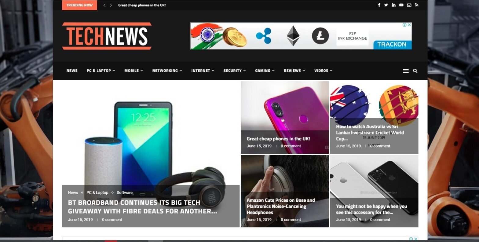 Automated WordPress Tech News Website – Profitable Autoblog